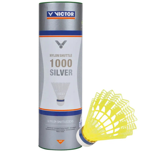 VICTOR NYLON SHUTTLE 1000 SILVER White